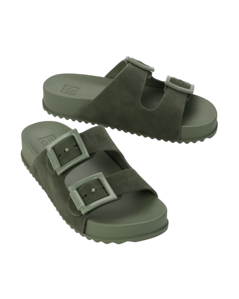 Γυναικείo Mule Zaxy Χρώματος -Χακί 780-25224-20 - Image 2