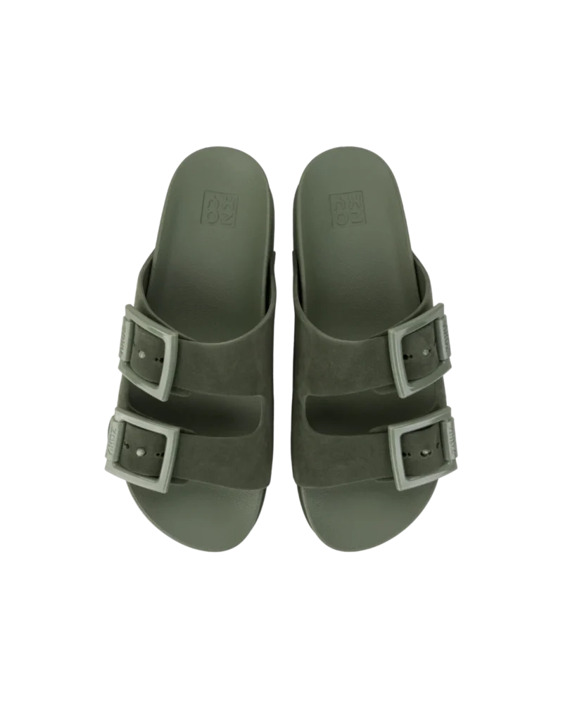 Γυναικείo Mule Zaxy Χρώματος -Χακί 780-25224-20 - Image 4