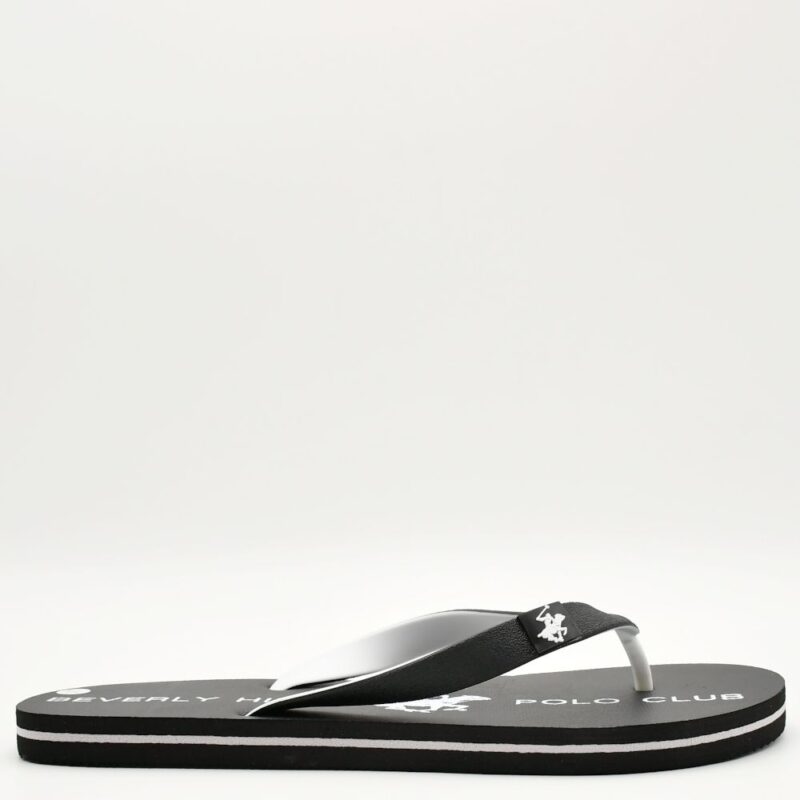 POLO CLUB BHPC Ανδρική παντόφλα σε μαύρο χρώμα 2778-BLACK - Image 2