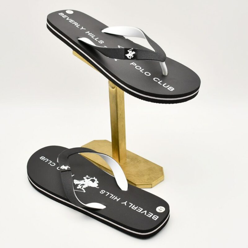 POLO CLUB BHPC Ανδρική παντόφλα σε μαύρο χρώμα 2778-BLACK - Image 3