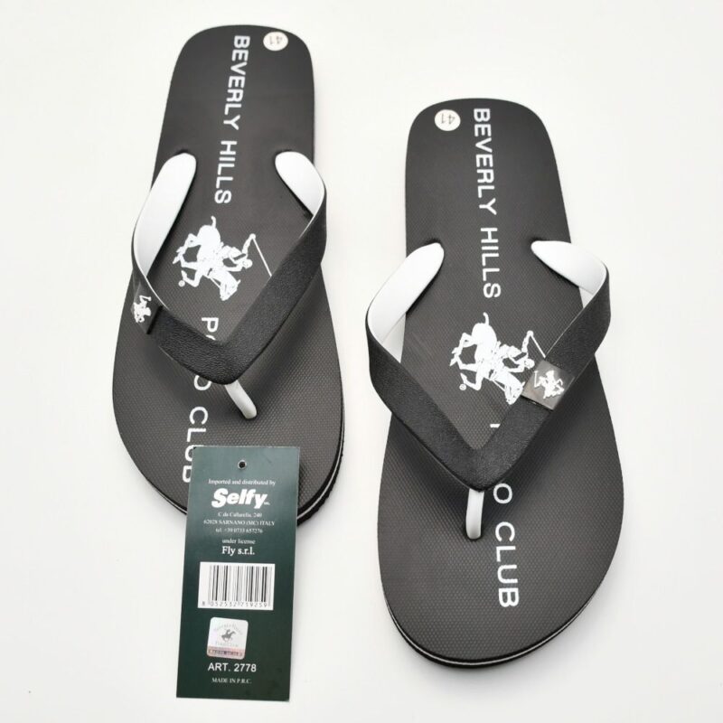 POLO CLUB BHPC Ανδρική παντόφλα σε μαύρο χρώμα 2778-BLACK - Image 5