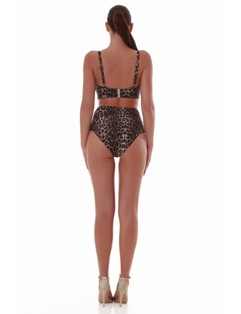 Μαγιό Μπικίνι Slip Ψηλόμεσο Animal Print Bluepoint 25065023 - Image 6