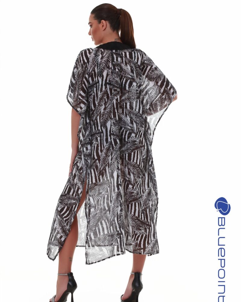 Bluepoint Kαφτάνι Maxi "BLACK AND WHITE"  25084065-02 - Image 3