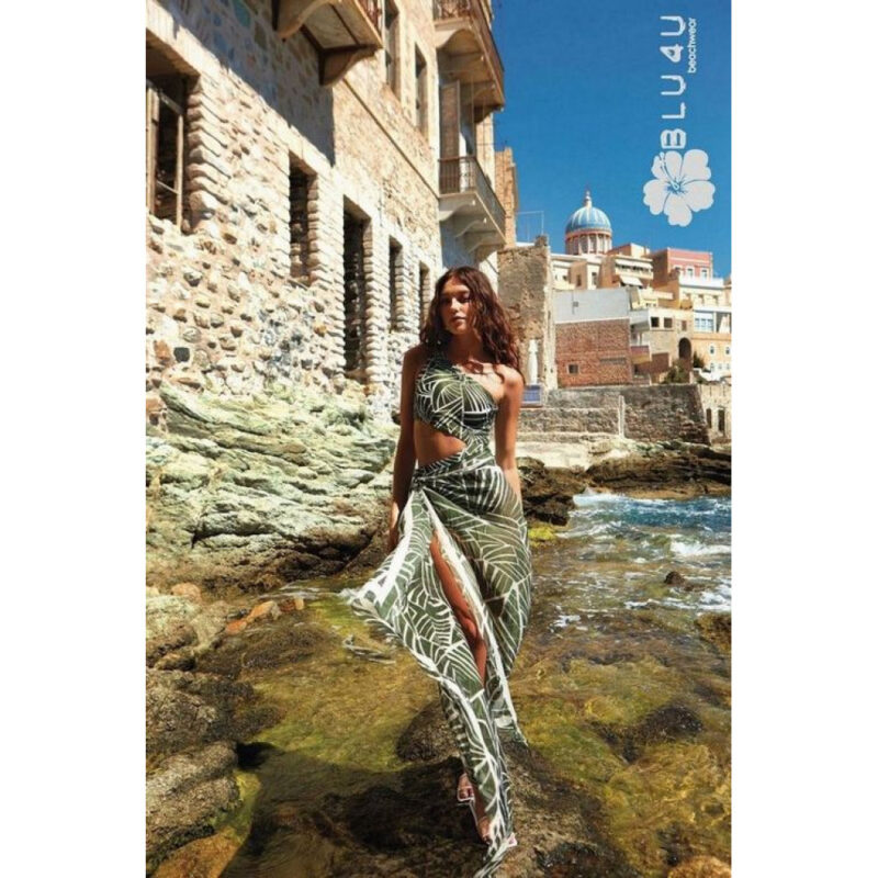 Beachwear BLU4U Amazon Stripes Παρεό - Αέρινο Ύφασμα 25383110-26 - Image 2