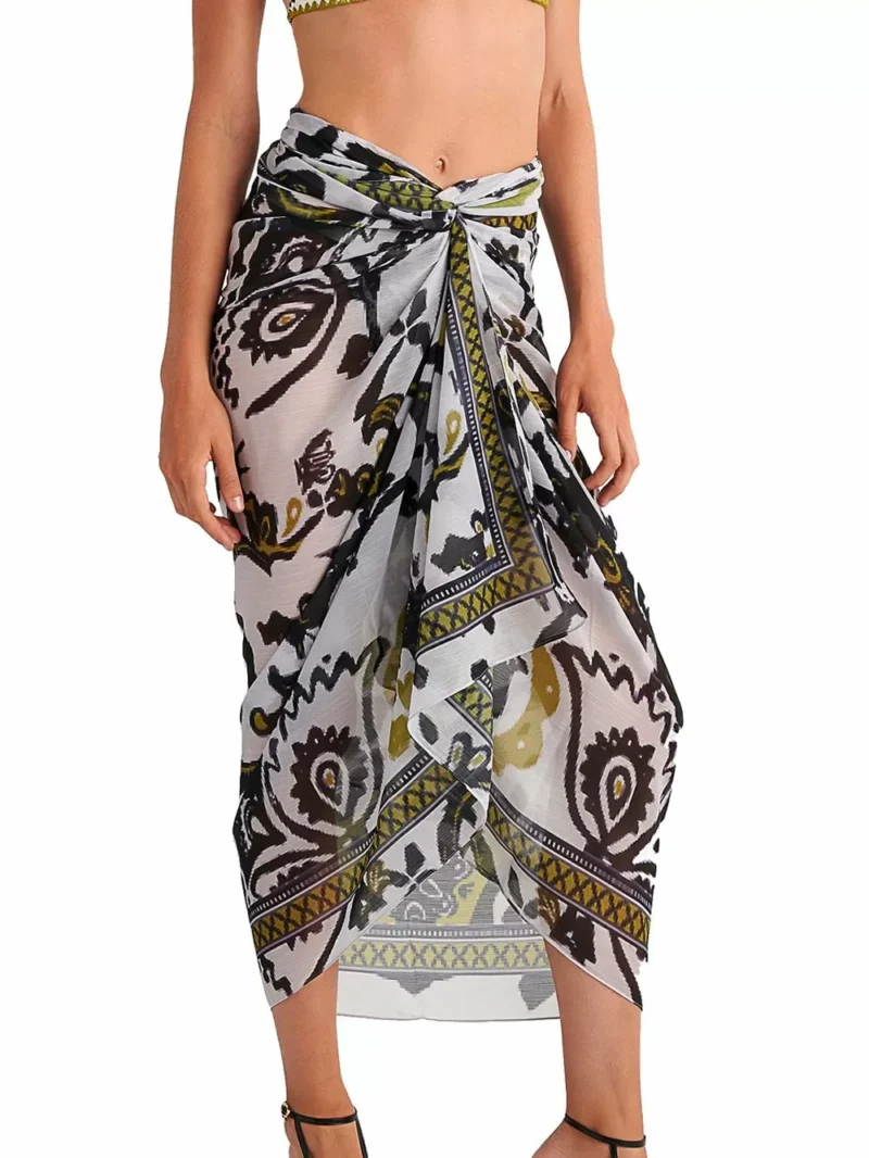 Beachwear BLU4U Batik Crochet Παρεό Θαλάσσης - Αέρινο Ύφασμα 25383135-02 - Image 2