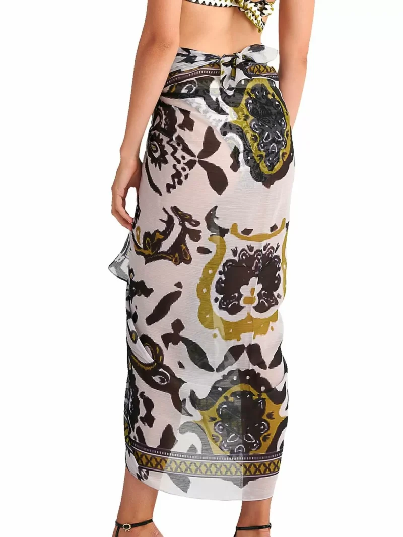 Beachwear BLU4U Batik Crochet Παρεό Θαλάσσης - Αέρινο Ύφασμα 25383135-02 - Image 3