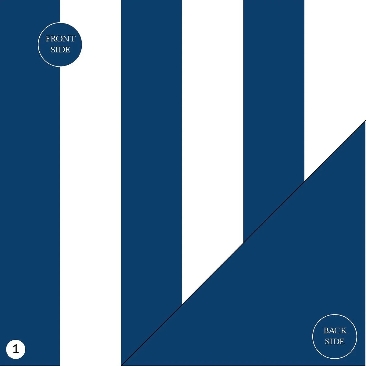 Πετσέτα θαλάσσης Microfiber Noidinotte 19752542 - Dark Blue