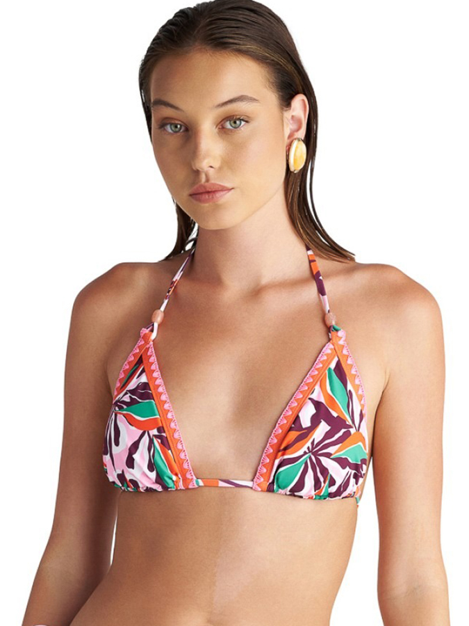 Τριγωνικό Bikini Top με πολύχρωμο τύπωμα BLU4U 26366370-20