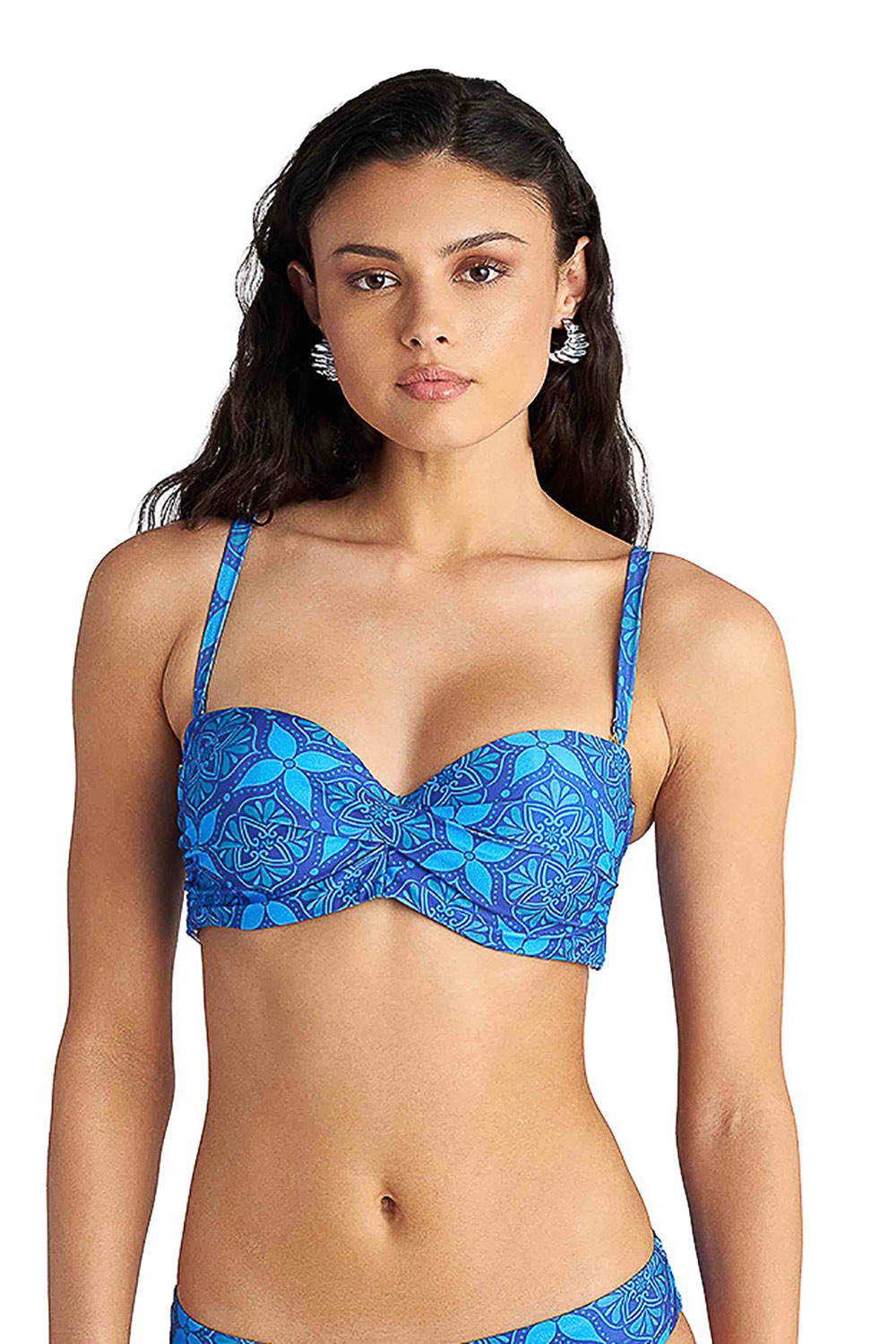Bikini top strapless με μεταλλικό κούμπωμα BLU4U 26366583D-25