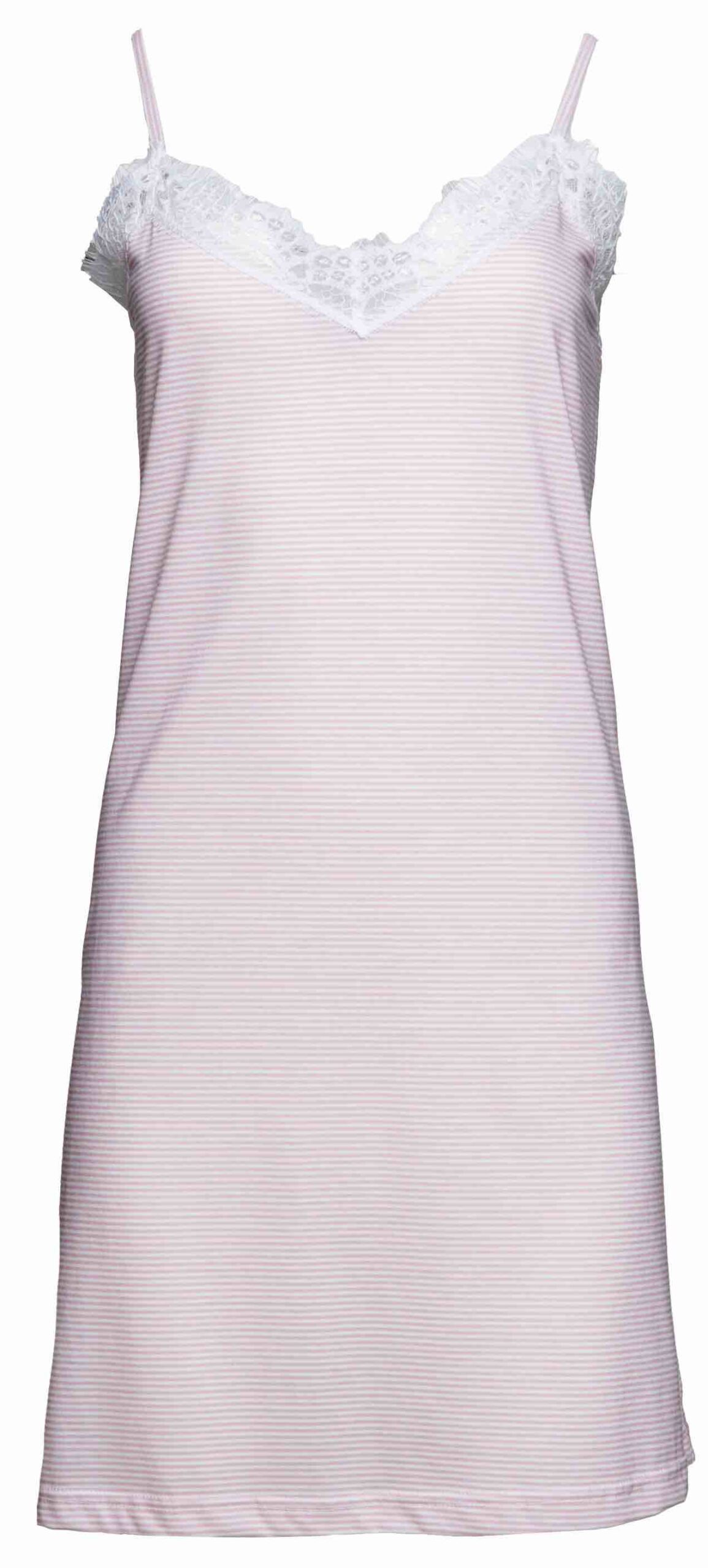 Γυναικείο Βαμβακερό Καλοκαιρινό Νυχτικό Pink Label S592 - Image 4